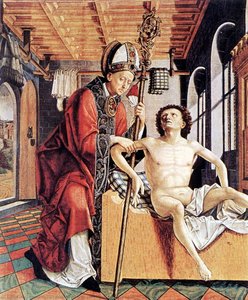 Altarpiece Of The Church Fathers: St Augustine Liberating A Prisoner — Міхаель Пахер