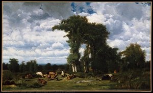 Landscape With Cattle At Limousin — Jules Dupré