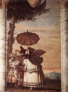 Summer Stroll — Giovanni Domenico Tiepolo