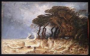Grande Maree D'equinoxe Aux Environs De Honfleur — Paul Huet