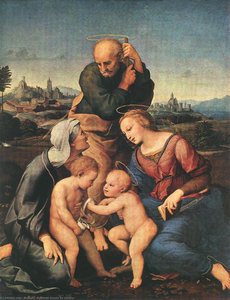 De Canigiani Madonna, Olie Op Paneel, 131 X - — Rafaël