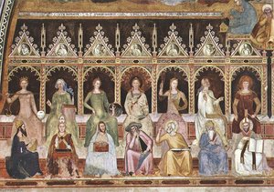 Triumph Of St Thomas And Allegory Of The Sciences (detail) — Andrea Di Bonaiuto (andrea Da Firenze)