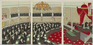 Imperial Diet House Of Lords — Toyohara Chikanobu