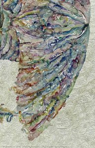 Herring Transforms Into A Human Face With Glowing Eyes (details) — Wu Jian’an