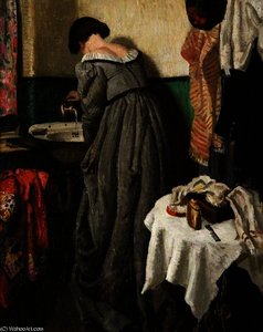 A Theatre Dressing Room — Dame Laura Knight