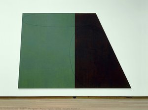 Plane/figure Series (double Panel) F — Robert Mangold