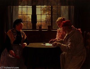 'never Too Late To Learn' — James Hayllar