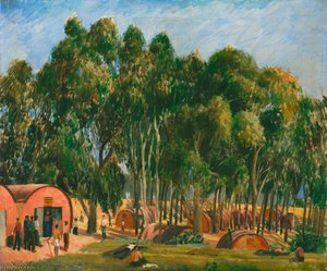Escaped Prisoners' Camp, Algiers — Bernard Hailstone