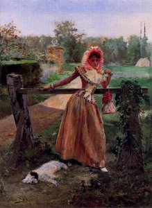 Muchacha En El Jardin — Emilio Sala Y Frances