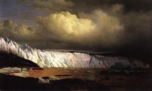View Of Sermitsialik Glacier — William Bradford