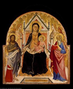 Madonna And Child With Sts John Baptist And Paul — 唐·西尔维斯特罗·德·盖拉杜奇