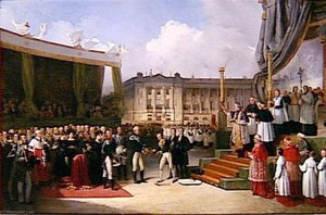 Inauguration Du Monument A La Memoire De Louis Xvi Par Charles X, Place De La Concorde.3 Mai 1826 — Joseph Beaume