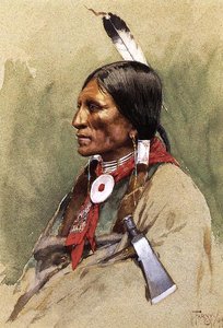 Indian Portrait — Henry F Farny
