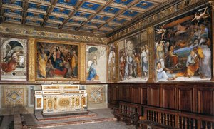 View Of The Oratory — Il Sodoma (giovanni Antonio Bazzi)