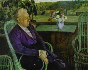 Portrait Of Sofia Tutcheva — Mikhail Nesterov