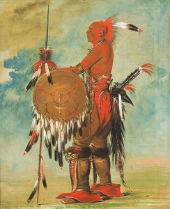 Wáh Pa Ko Lás Kuk, La Piste De L'ours — George Catlin