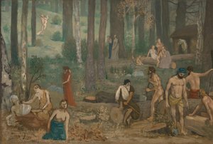 The Woodcutters — Pierre Cécile Puvis De Chavannes