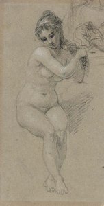 Seated Nude — Benjamin West