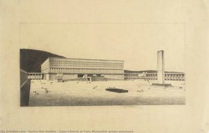 Casa Littoria Al Foro Mussolini: Prima Soluzione — Enrico Del Debbio