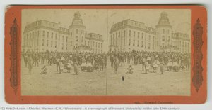 A Stereograph Of Howard University In The Late 19th Century — Charles Warren "c.w." Woodward