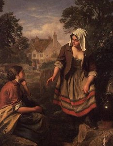 At The Spring Or Gossip — John Faed
