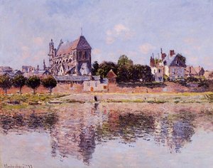 Pohled Na Kostel Ve Vernonu — Claude Monet