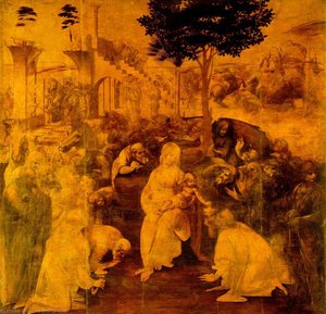 Üç Müneccimin Tapınması — Leonardo Da Vinci