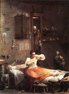 Searcher For Fleas Alternative Title(s) The Flea Hunt — Giuseppe Maria Crespi