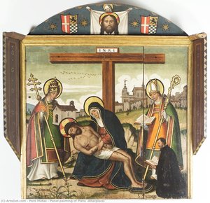 Panel Painting Of Pieta (altarpiece) — Pere Matas