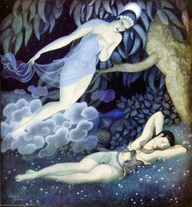 Selene And Endymion — Edmund Dulac