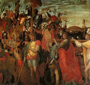 Triumphs Of Caeser (scena 3) — Andrea Mantegna