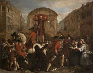 Daniel Defoe In The Pillory — Eyre Crowe