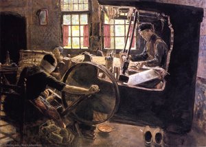 The Weaver — Max Liebermann