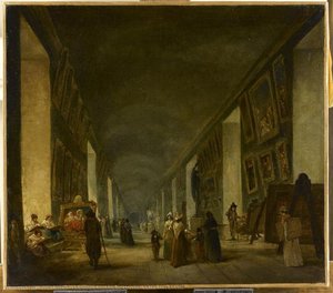 La Grande Galería Del Louvre, Entre 1794 Y 1796 — Hubert Robert