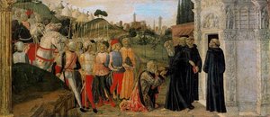 Three Scenes From The Life Of St. Benedict 3 — Francesco Di Giorgio Martini