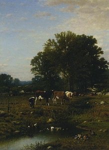 Spring On The Farm — James Mcdougal Hart