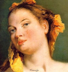 Mandolin (detail) — Giambattista Tiepolo