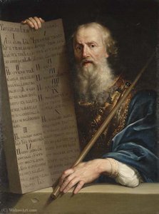 The Ten Commandments Of Moses — Anton Pavlovich Losenko