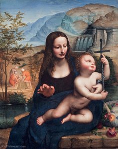 Madonna With Yarnwinder — Fernando Yáñez De La Almedina
