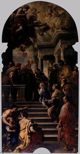 Presentation Of Mary At The Temple — Luca Giordano