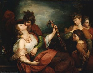 The Stolen Kiss — Benjamin West