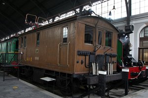 Three-phase Electric Locomotive No. 3 -brown Boveri Et Cie — Музей Залізниці В Мадриді