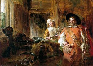 The Cavalier's Refreshment — Daniel Pasmore I