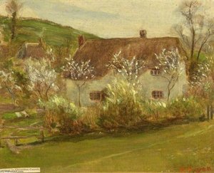 A Cottage In Chiseldon Coomb, Wiltshire — Kate Allen Tryon