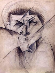Study For Sculpture 'empty And Full Abstracts Of A Head' — Umberto Boccioni