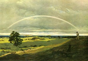 Landscape With Rainbow — Caspar David Friedrich