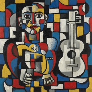 Rhythms Of The Fragmented Muse: A Primordial Symphony In Cubist Planes — Marc Duvallier