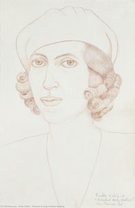 Portrait De Lady Cristina Hasting — Frida Kahlo