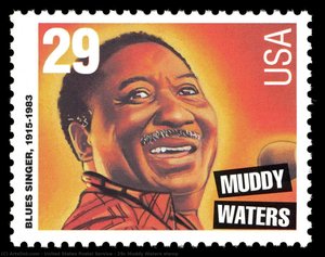 29c Muddy Waters Stamp — 미국 우체국
