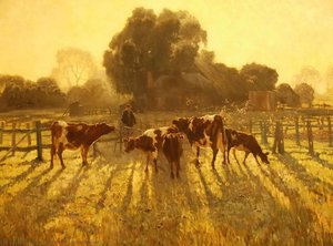 Sunset — Elioth Gruner